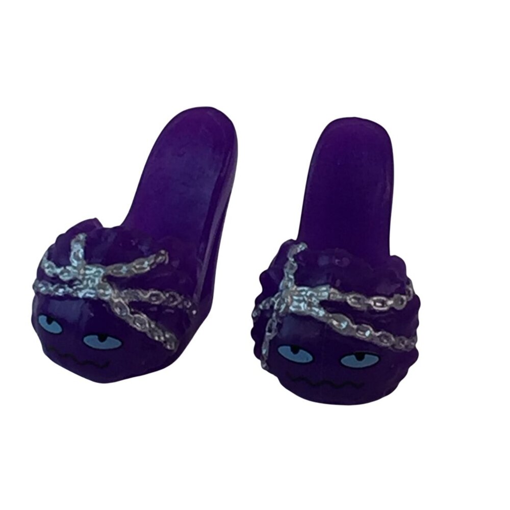 Monster High Spectra‎ Voldergeist Dead Tired Purple Slippers Shoes 2013